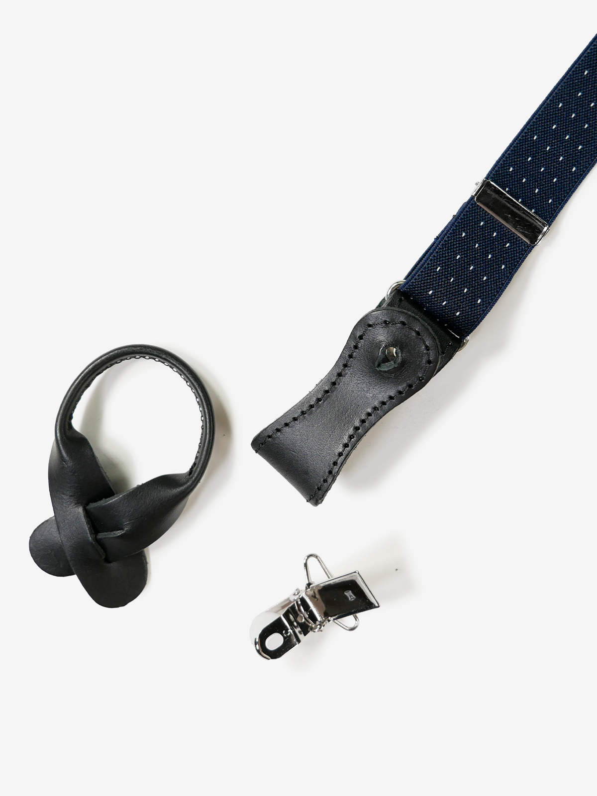 La Ducale|Dots Suspenders|ネイビー