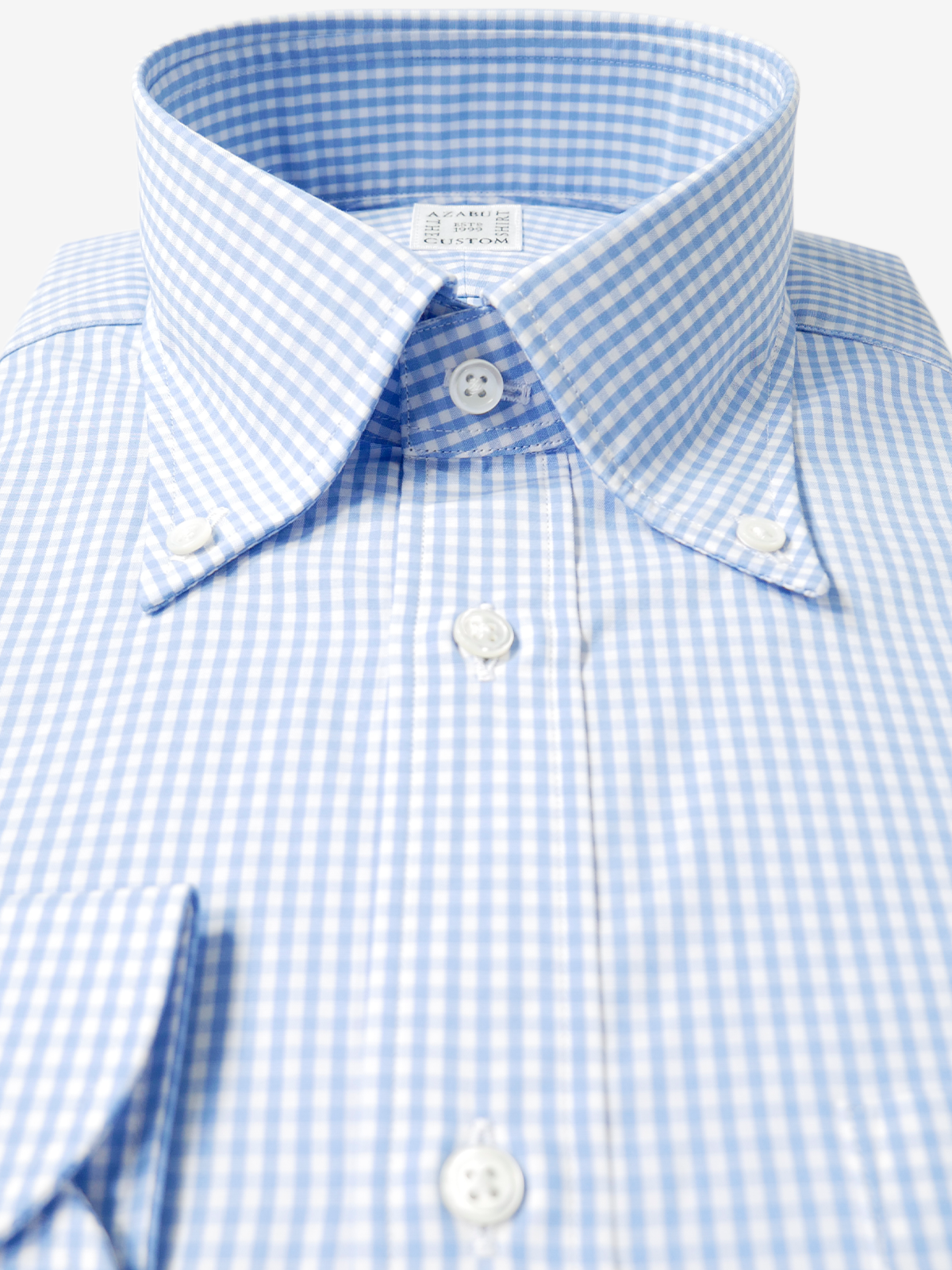 Checked Classic Fit Shirt|サックス