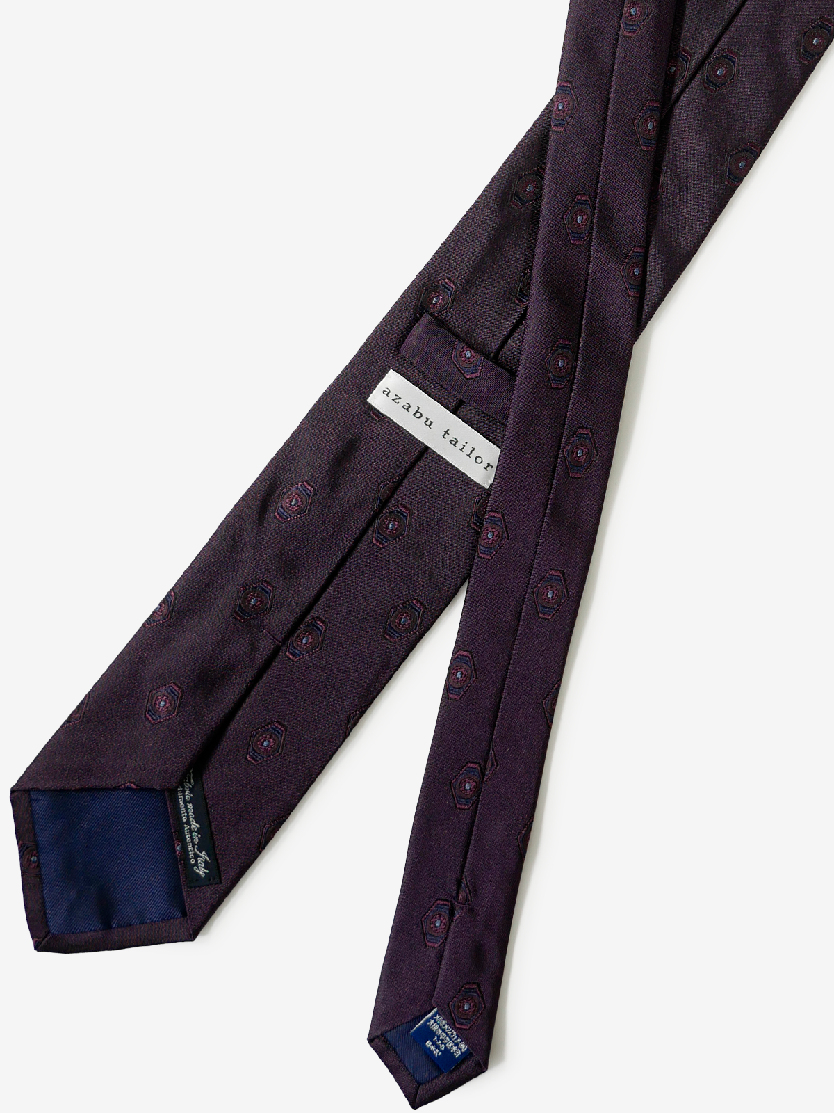 Classico Seta|Neat Tie|ボルドー