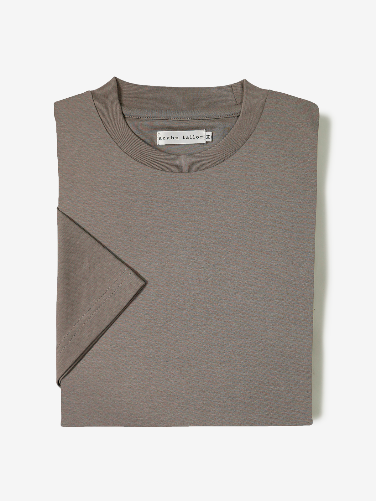 Cotton T-Shirt|グレイッシュブラウン