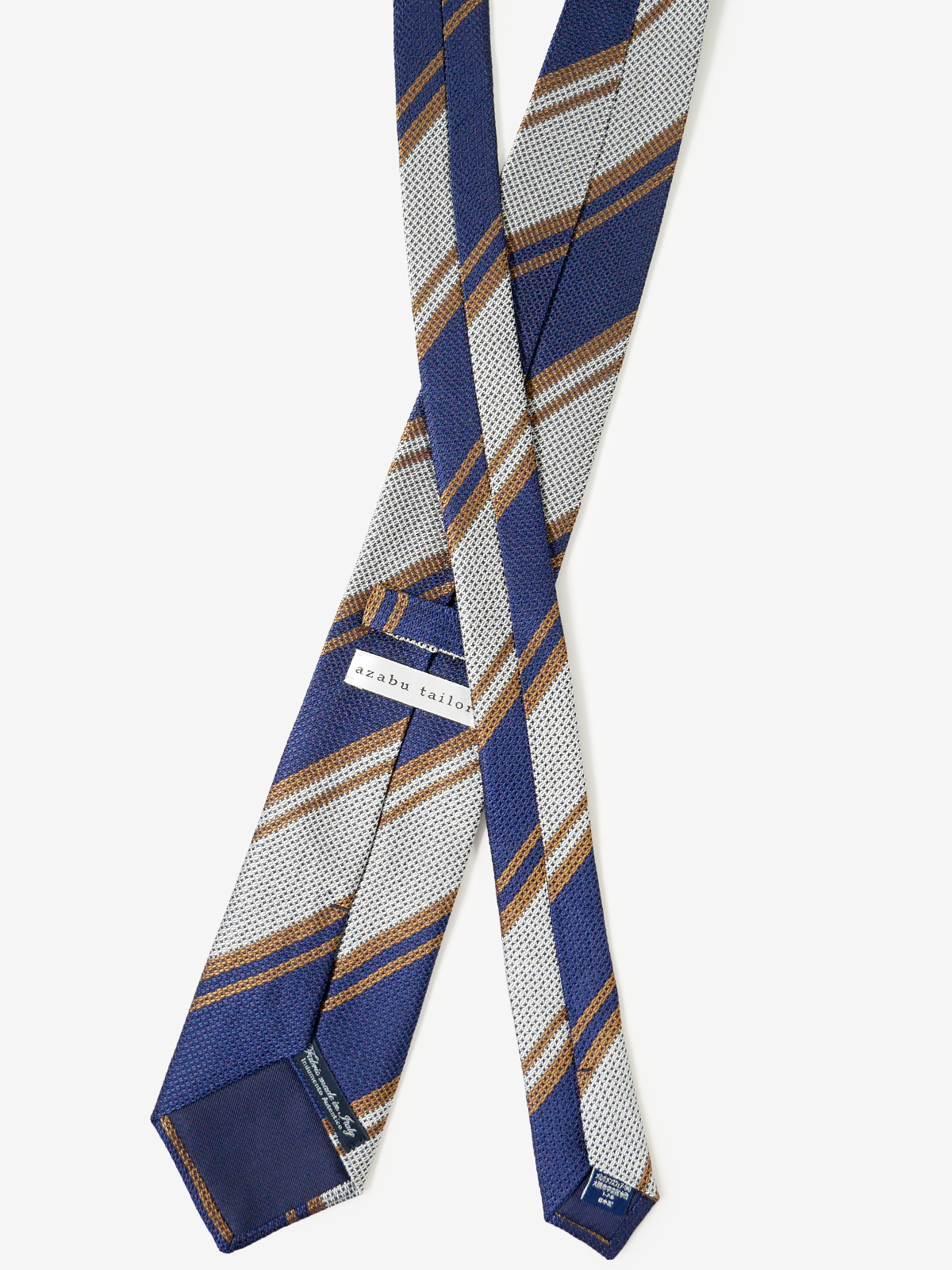 Classico Seta|Stripe Tie|ネイビー