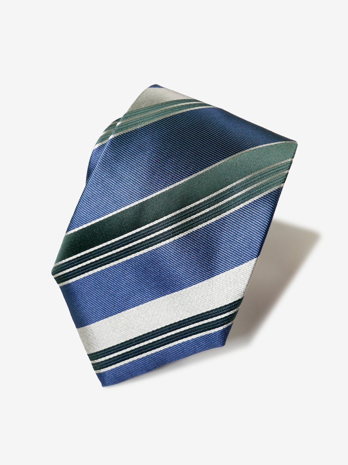 Classico Seta|Stripe Tie|ブルー