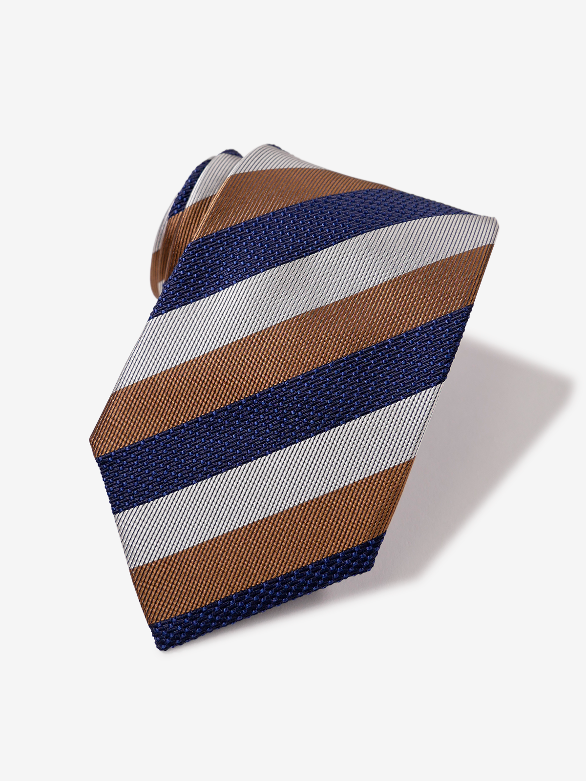 Canepa|Stripe Tie|ブラウン