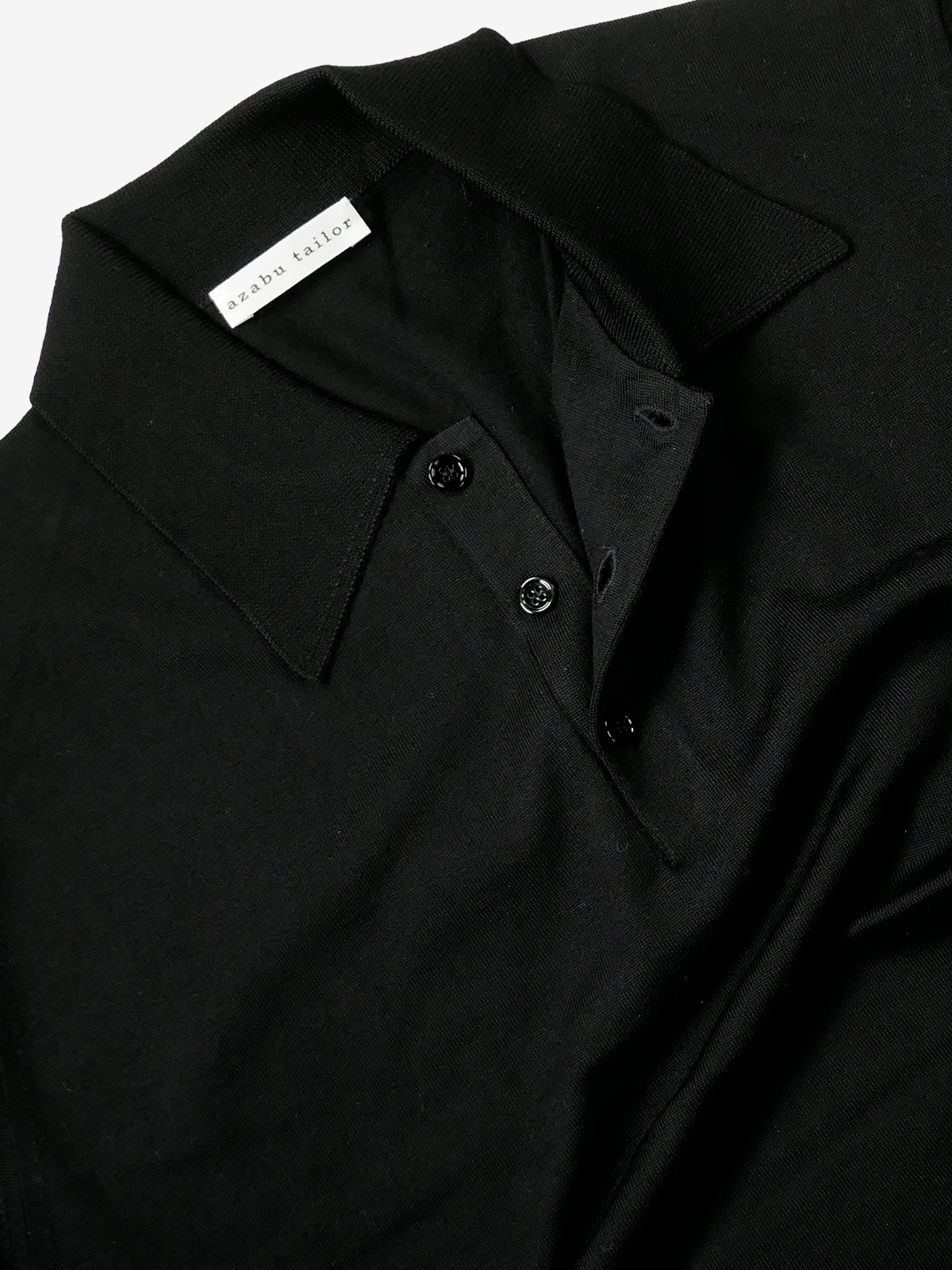 Polo Sweater|ブラック