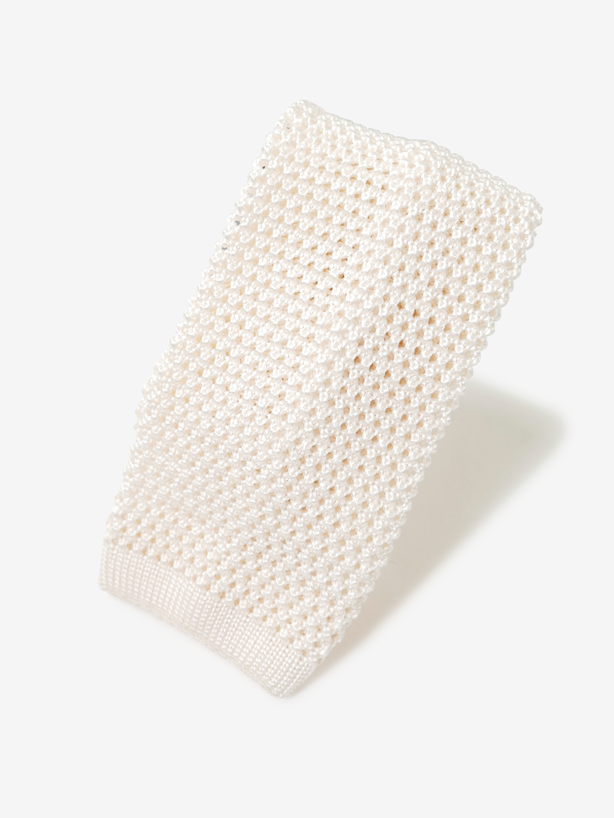 Knitted Tie|ホワイト