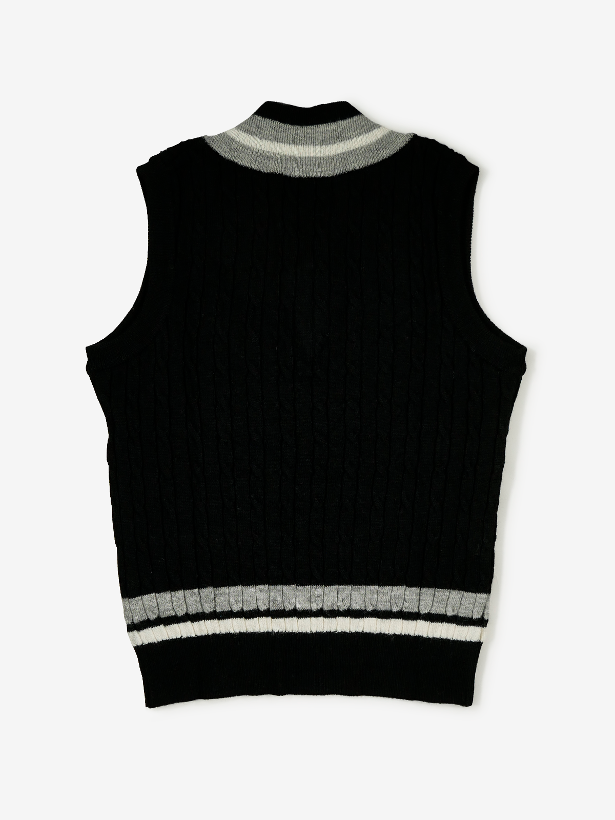 Wool Sweater Vest|ブラック
