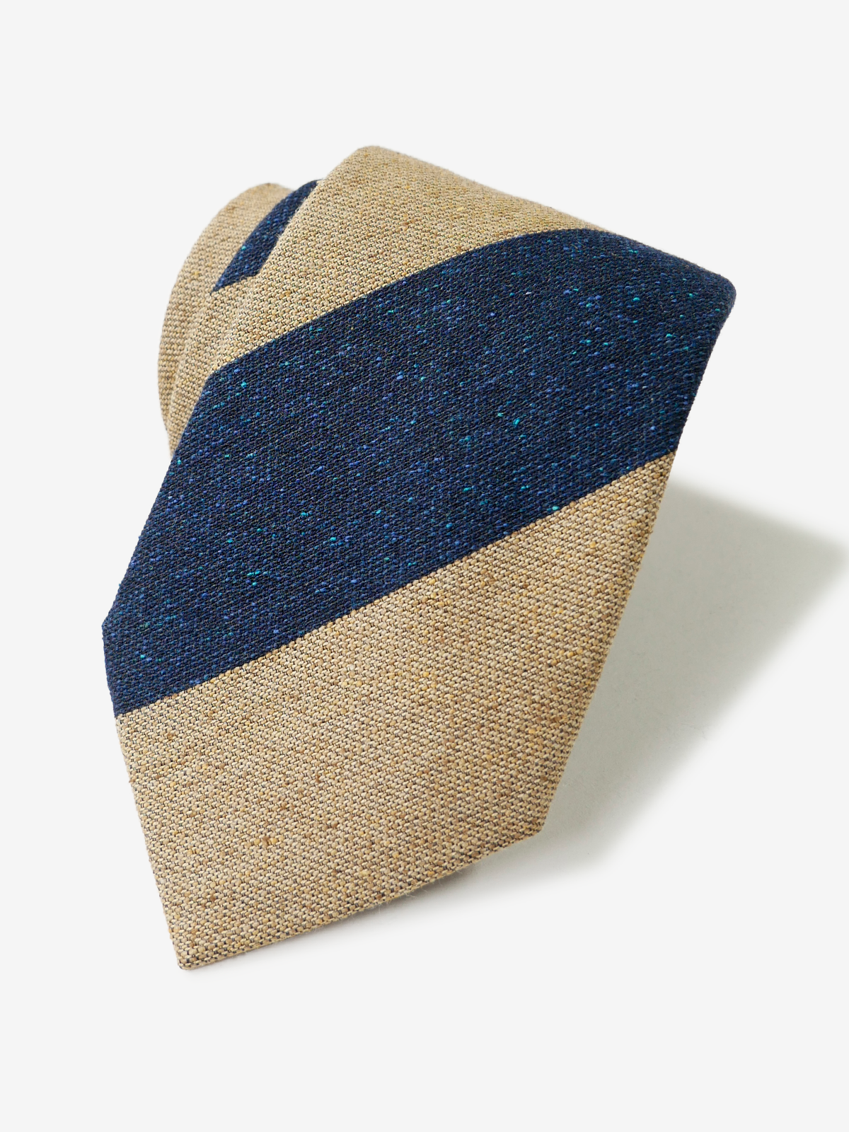 Classico Seta|Stripe Tie|ベージュ