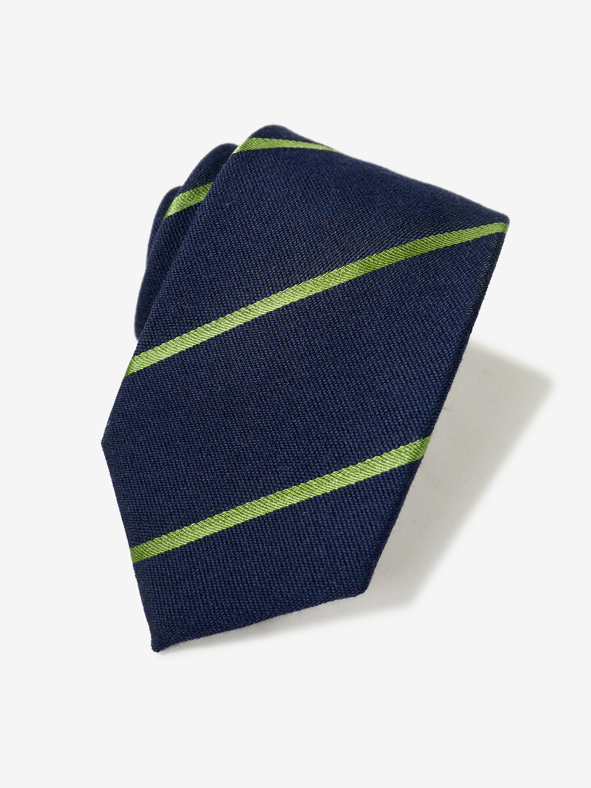 VANNERS|Regimental Striped Necktie|グリーン