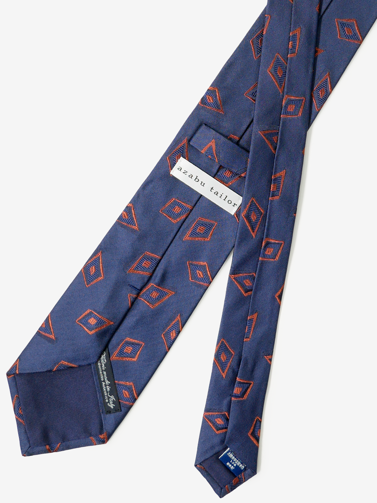 Classico Seta|Rhombus Neat Tie|レッド