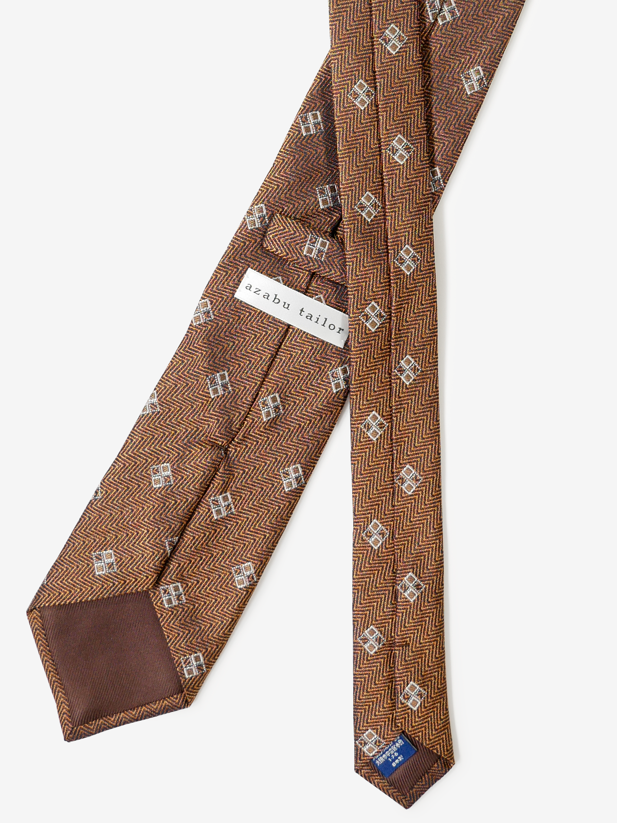 Square Neat Tie|ブラウン