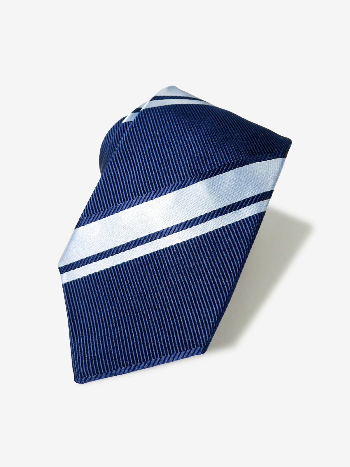 Striped Repp Tie|ブルー