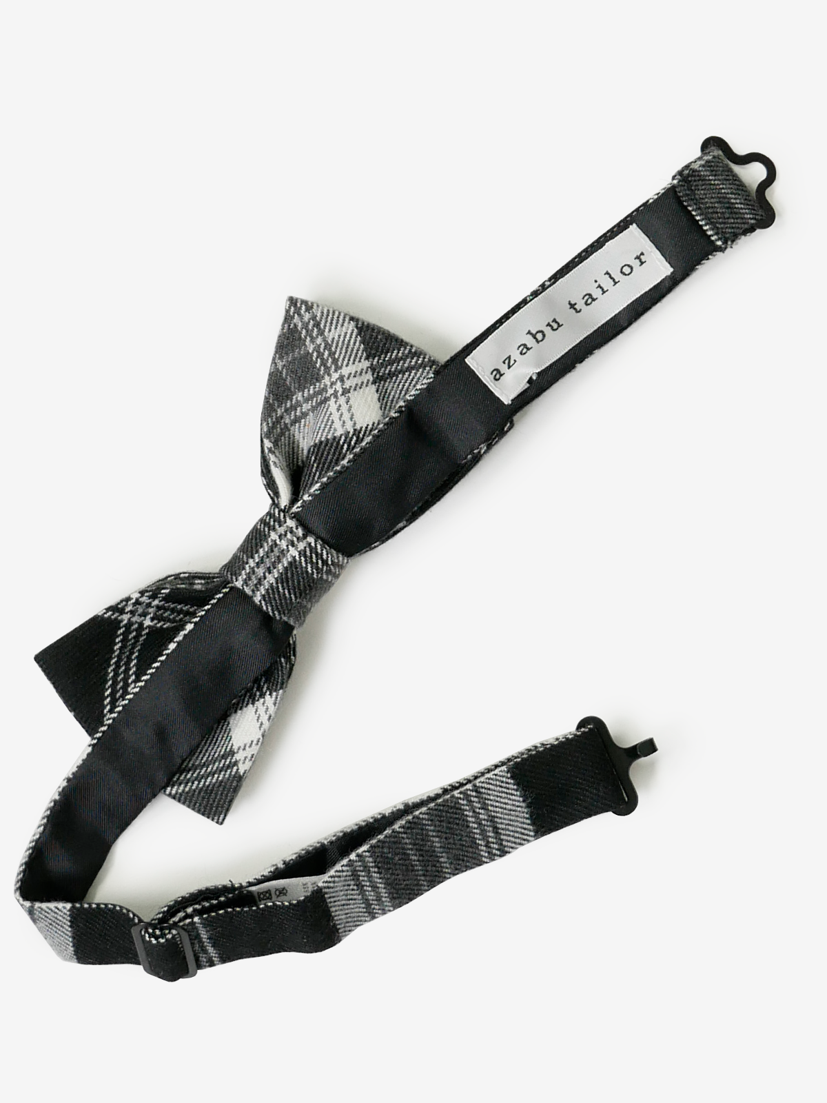 Checked Bow Tie|グレー