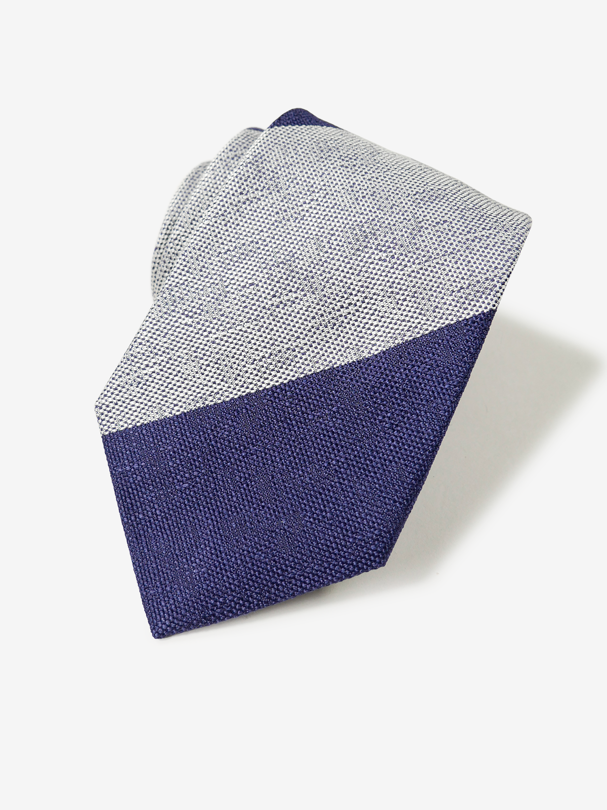 シーワード＆スターン｜ストライプネクタイ｜ネイビー