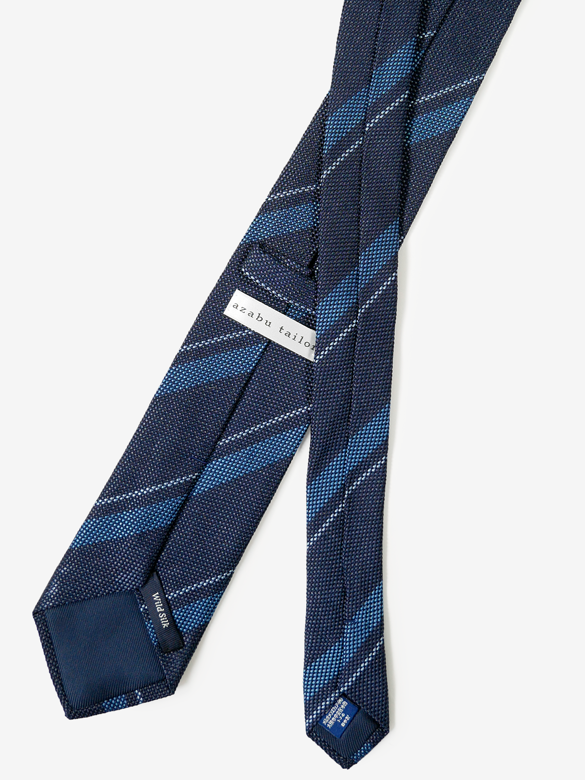 Stripe Tie|ライトネイビー