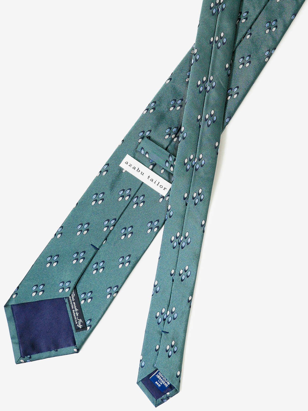 Classico Seta|Neat Tie|グリーン