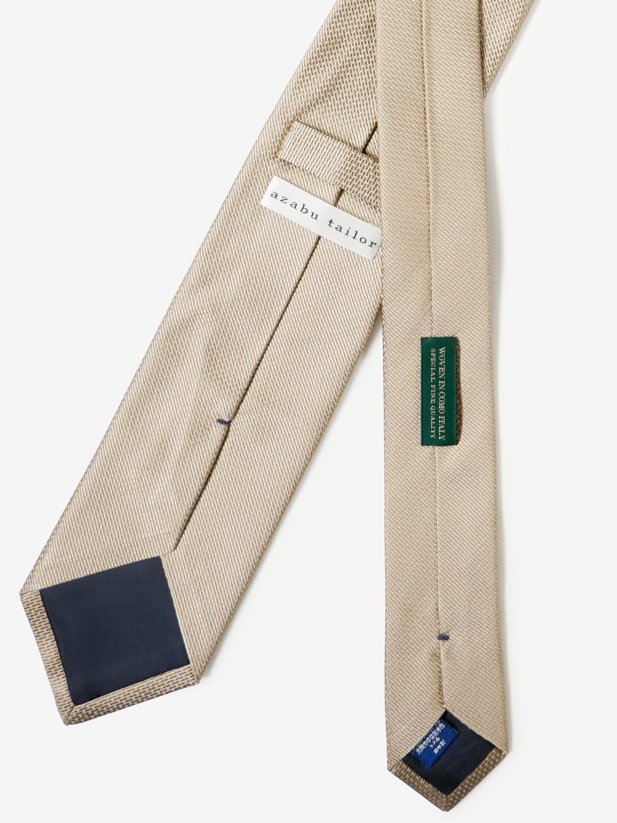 Mantero|Solid Tie|ベージュ