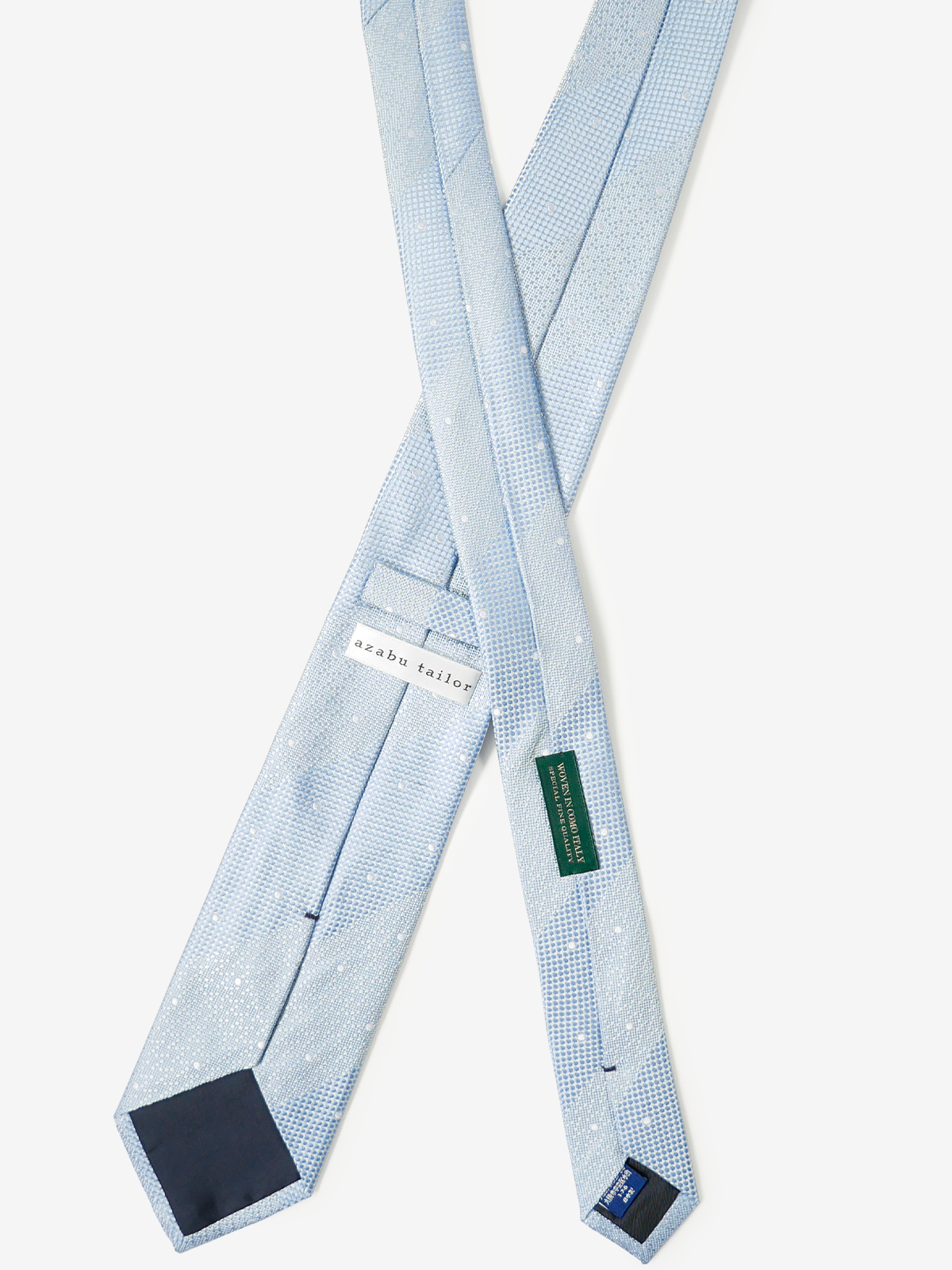Mantero|Stripe Tie|ブルー