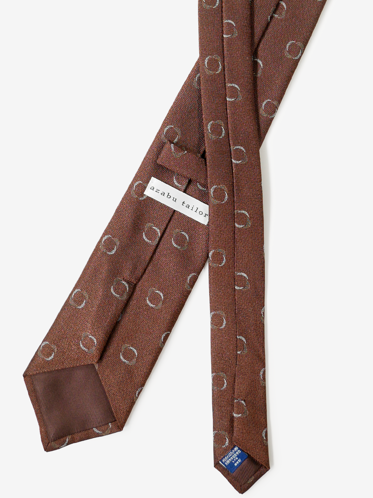 Square Neat Tie|ブラウン