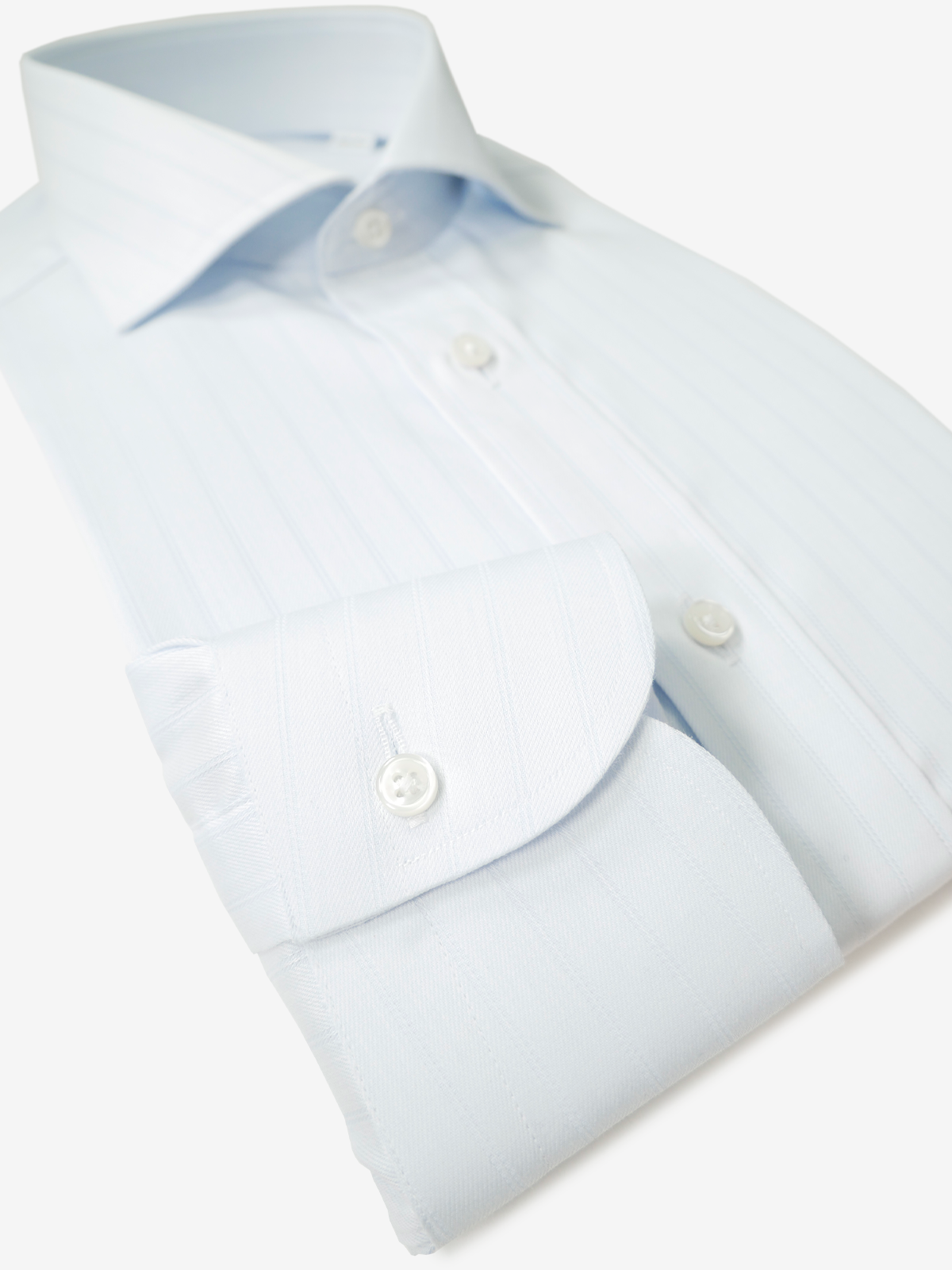 Striped Shirt|サックス