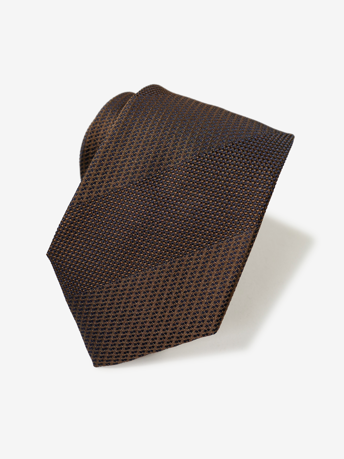 Classico Seta|Stripe Tie|ブラウン