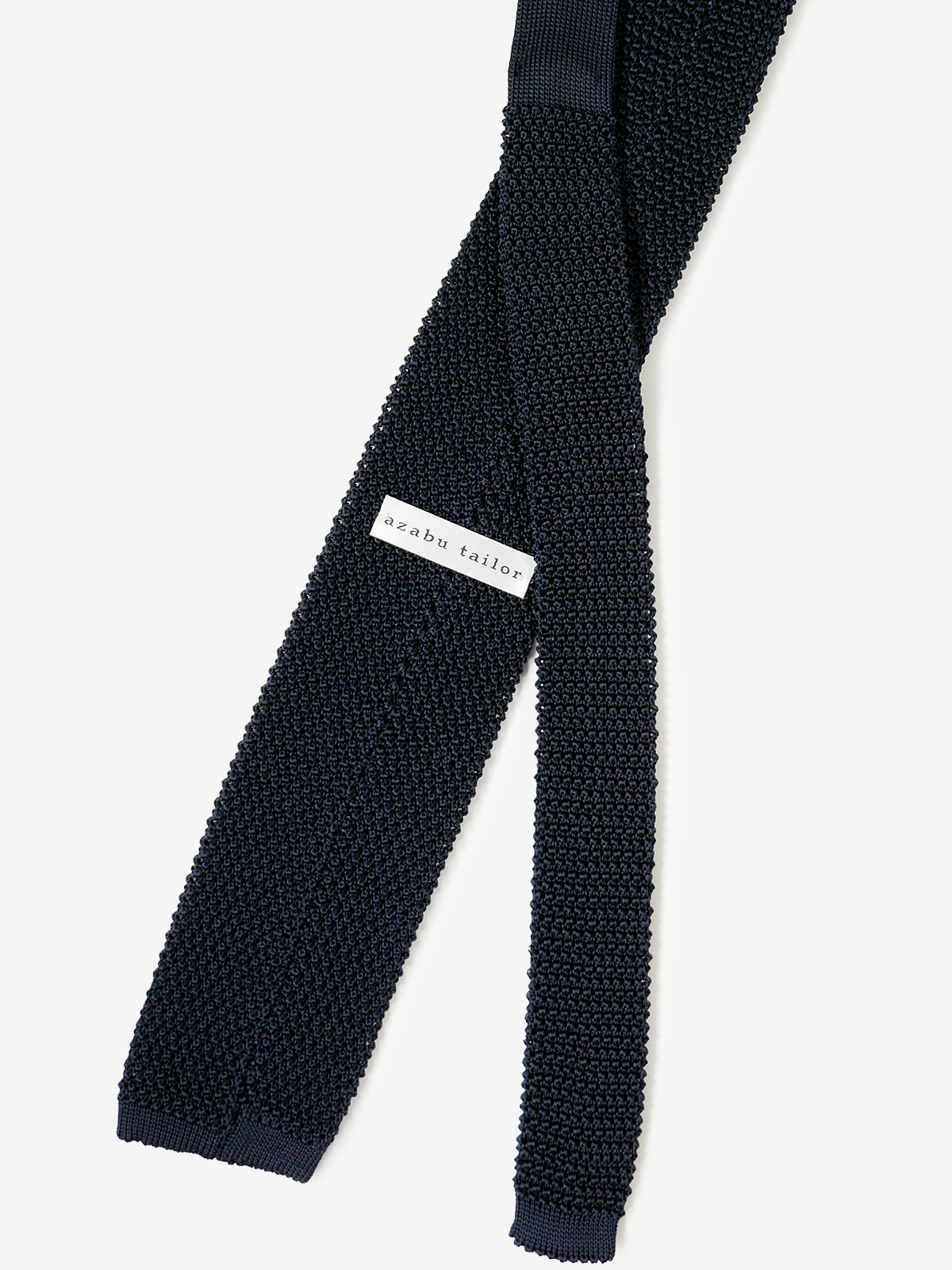 Classico Seta|Knitted Tie|ネイビー
