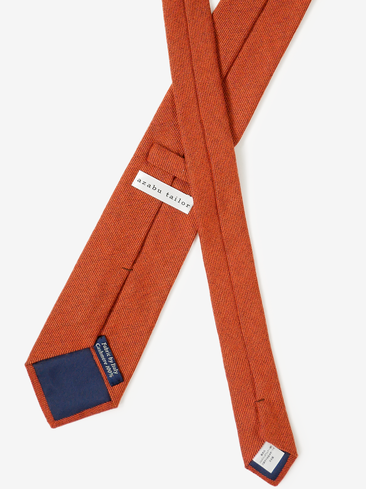 Cashmere Wool Tie|オレンジ