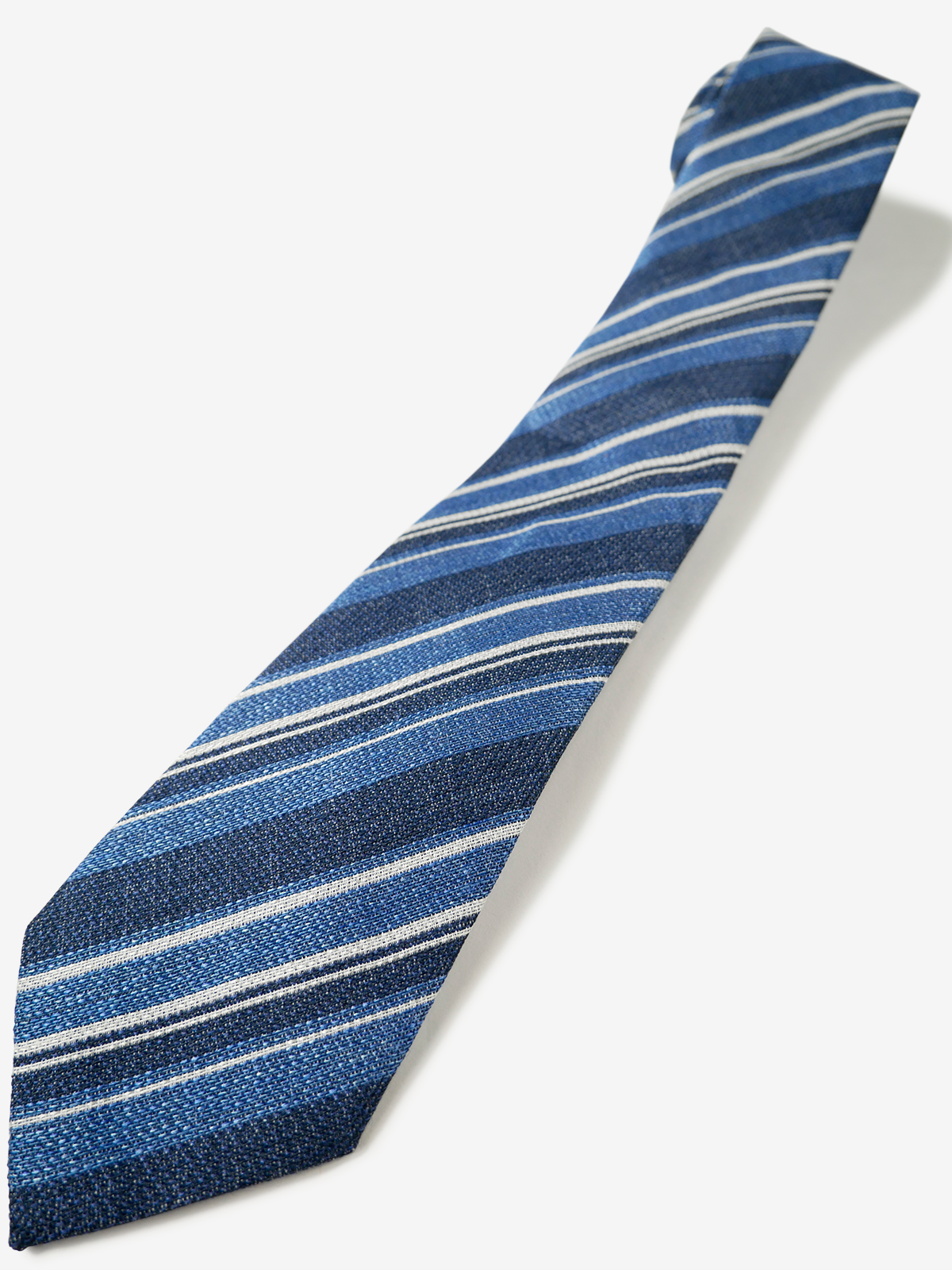 Classico Seta|Stripe Tie|ネイビー