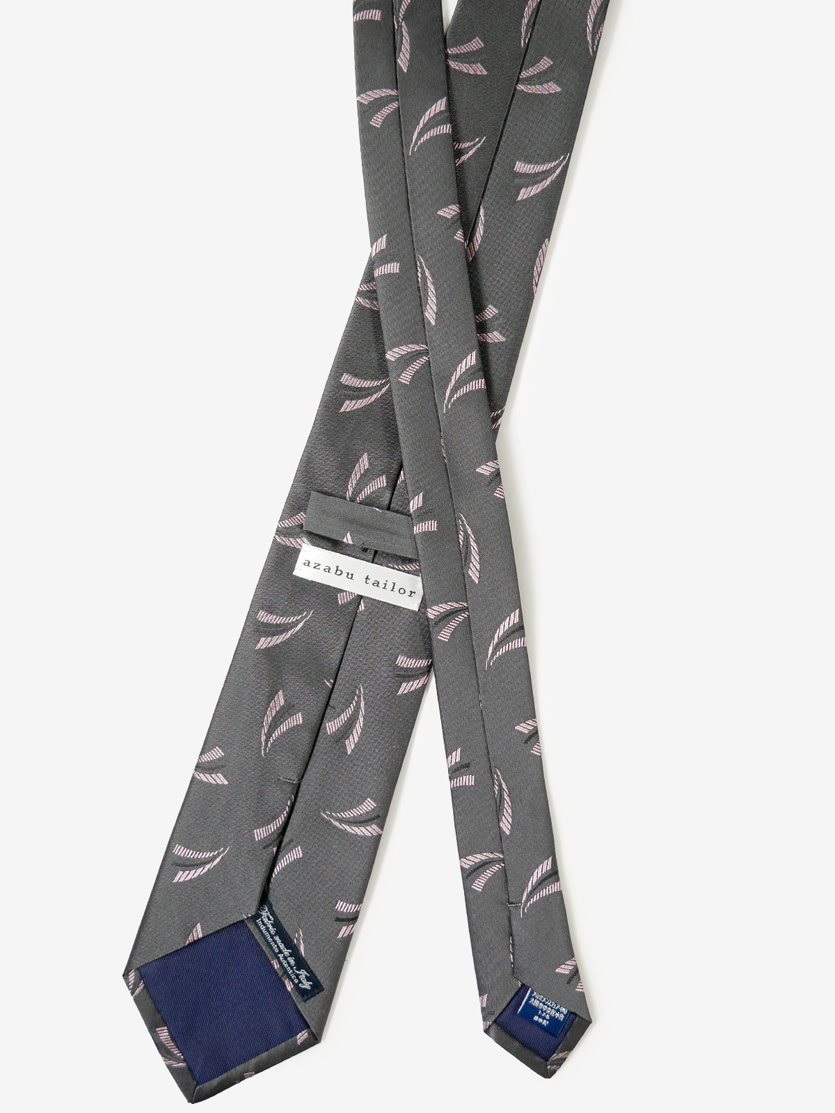 Classico Seta|Neat Tie|グレー