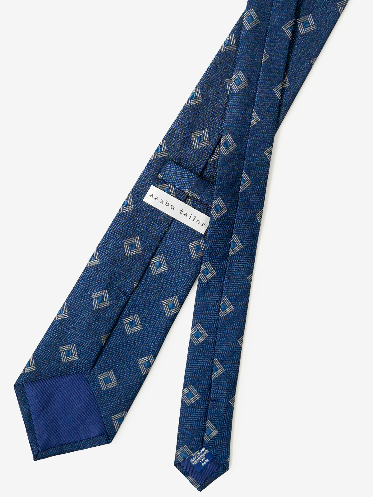 Square Neat Tie|ブルー