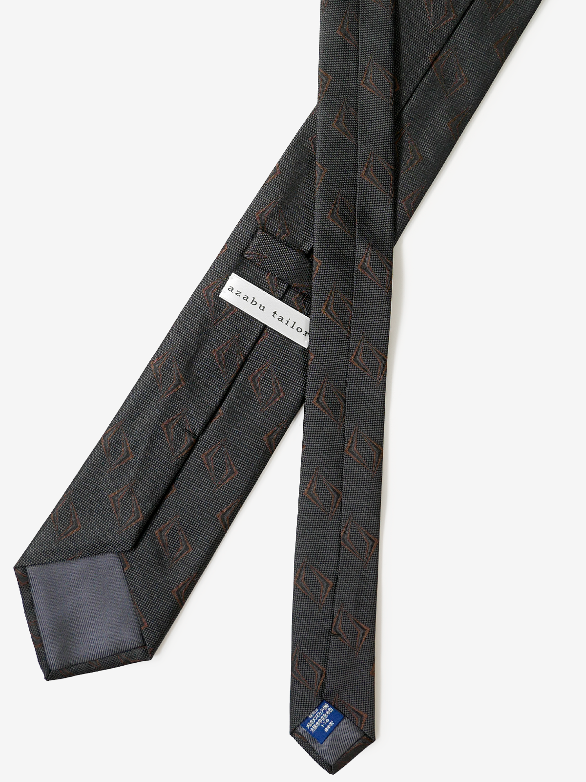 Rhombus Neat Tie|チャコールグレー