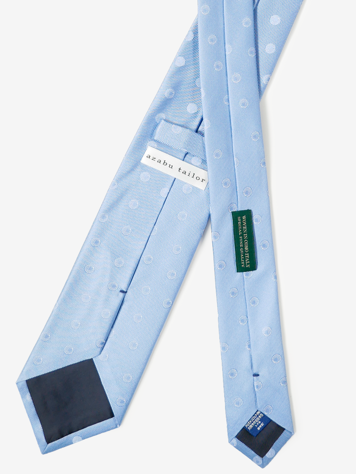 Mantero|Neat Tie|サックスブルー