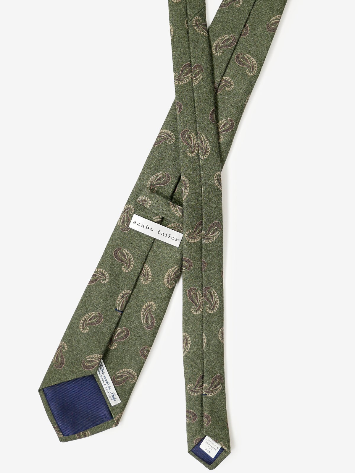 MIAN |Wool Tie|グリーン