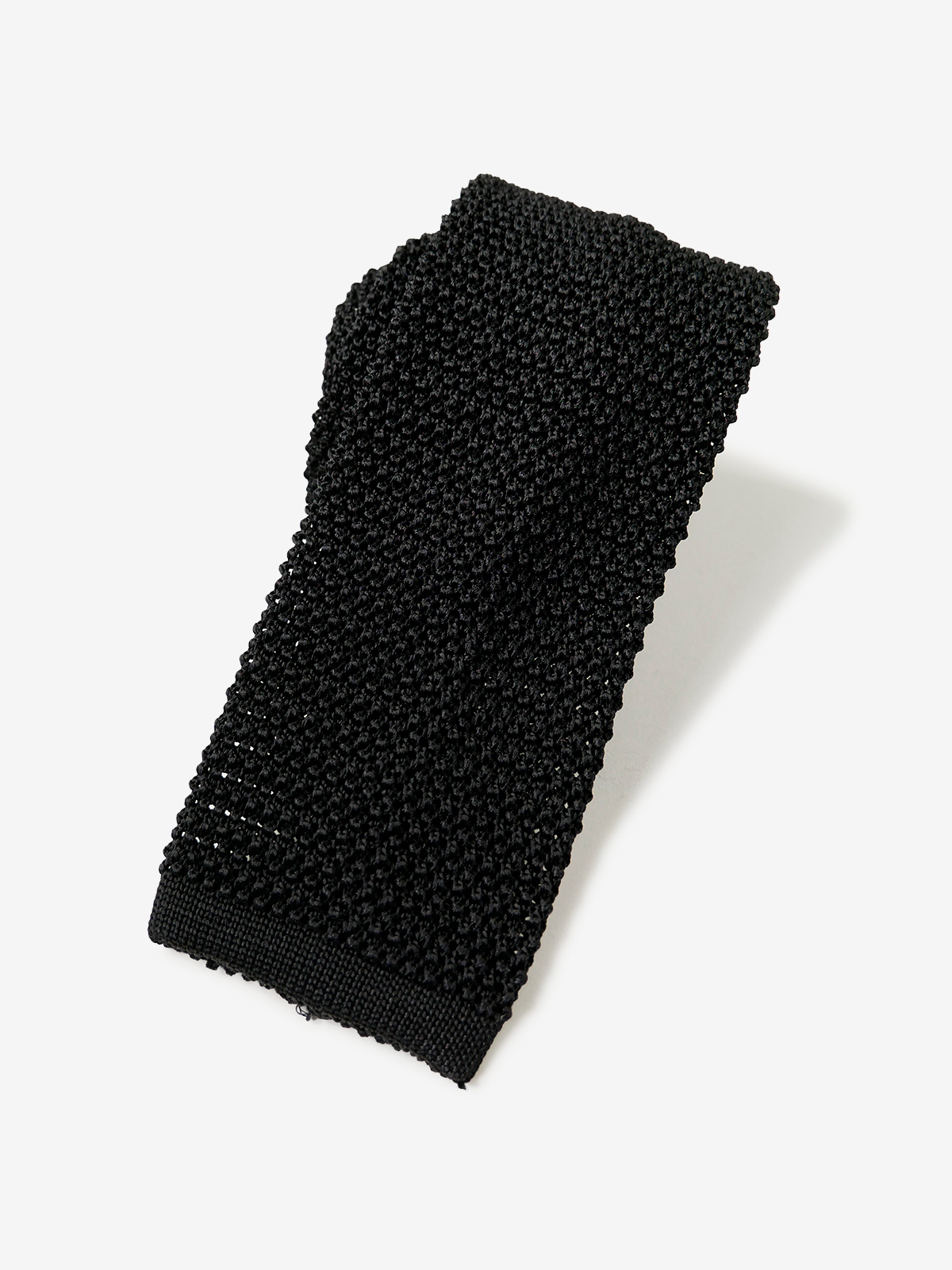 Classico Seta|Knitted Tie|ブラック