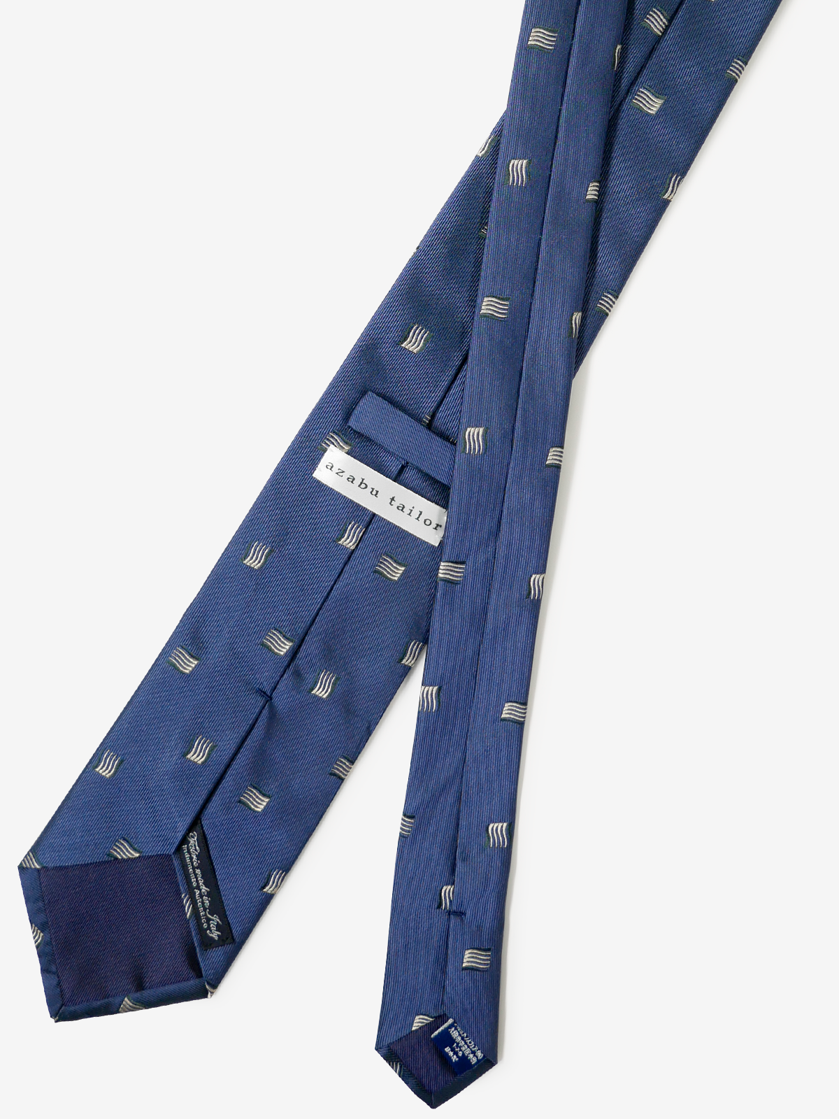 Classico Seta|Neat Tie|ライトネイビー