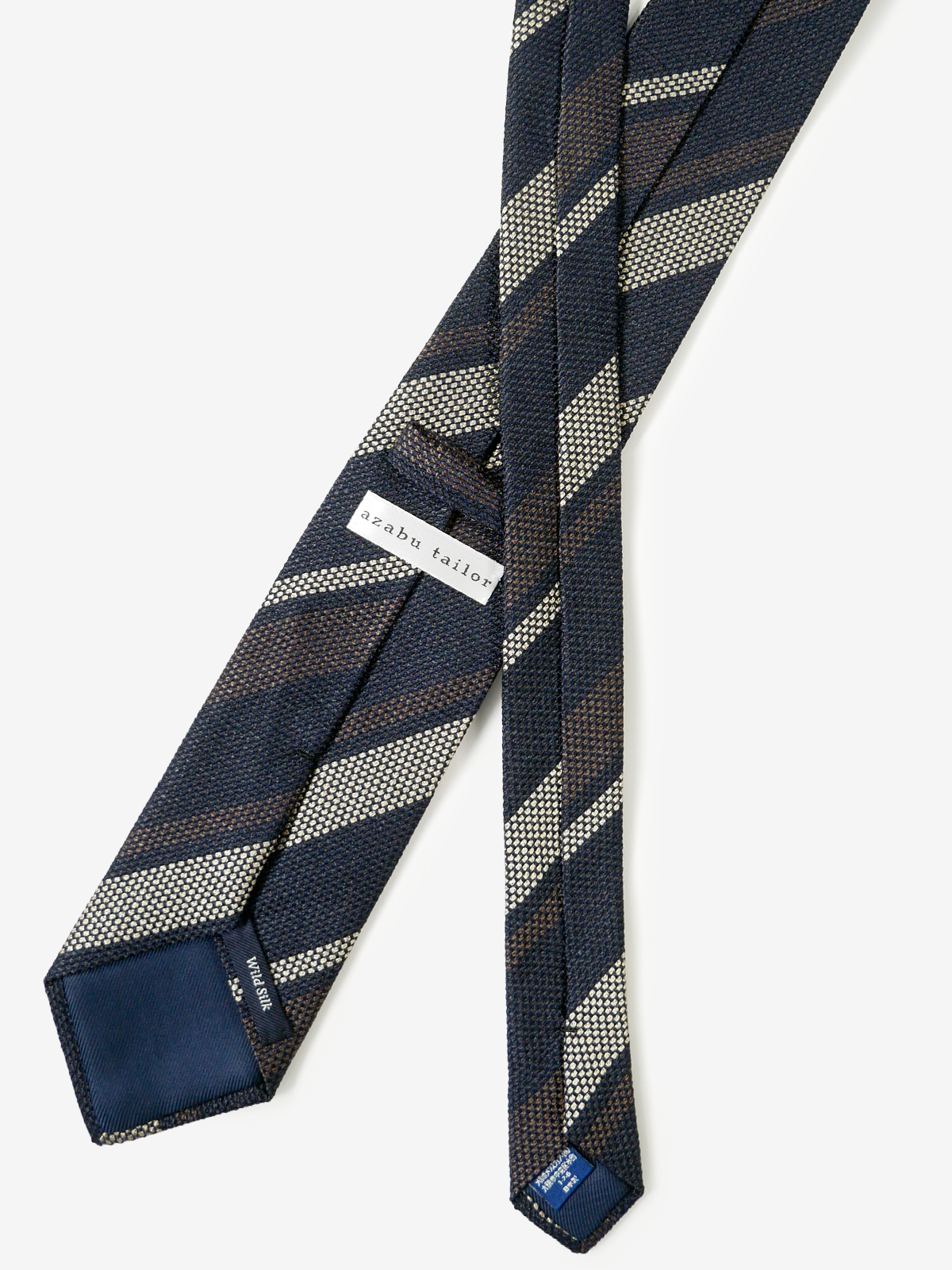 Stripe Tie|ブラウン