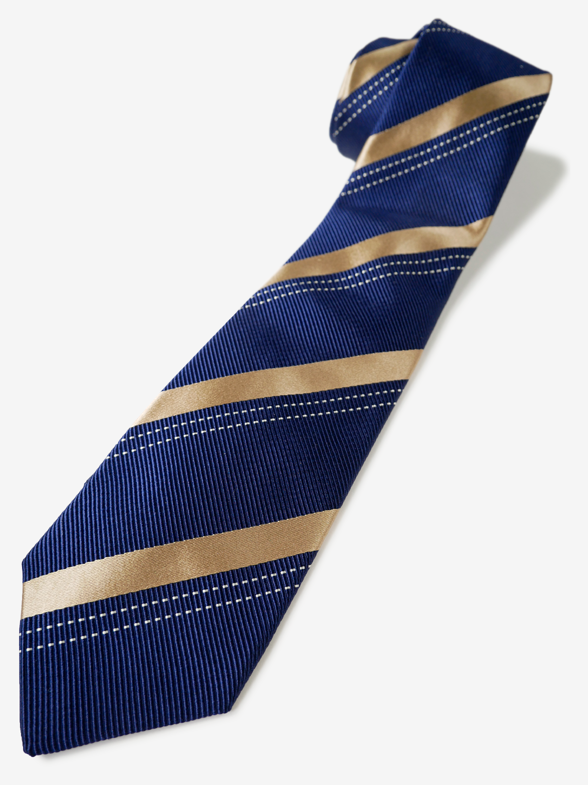 Striped Repp Tie|ネイビー