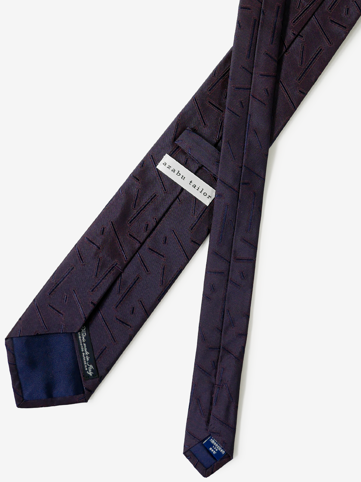 Classico Seta|Neat Tie|ボルドー