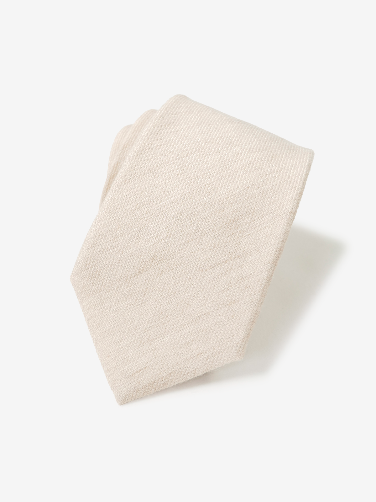 Cashmere Wool Tie|ベージュ