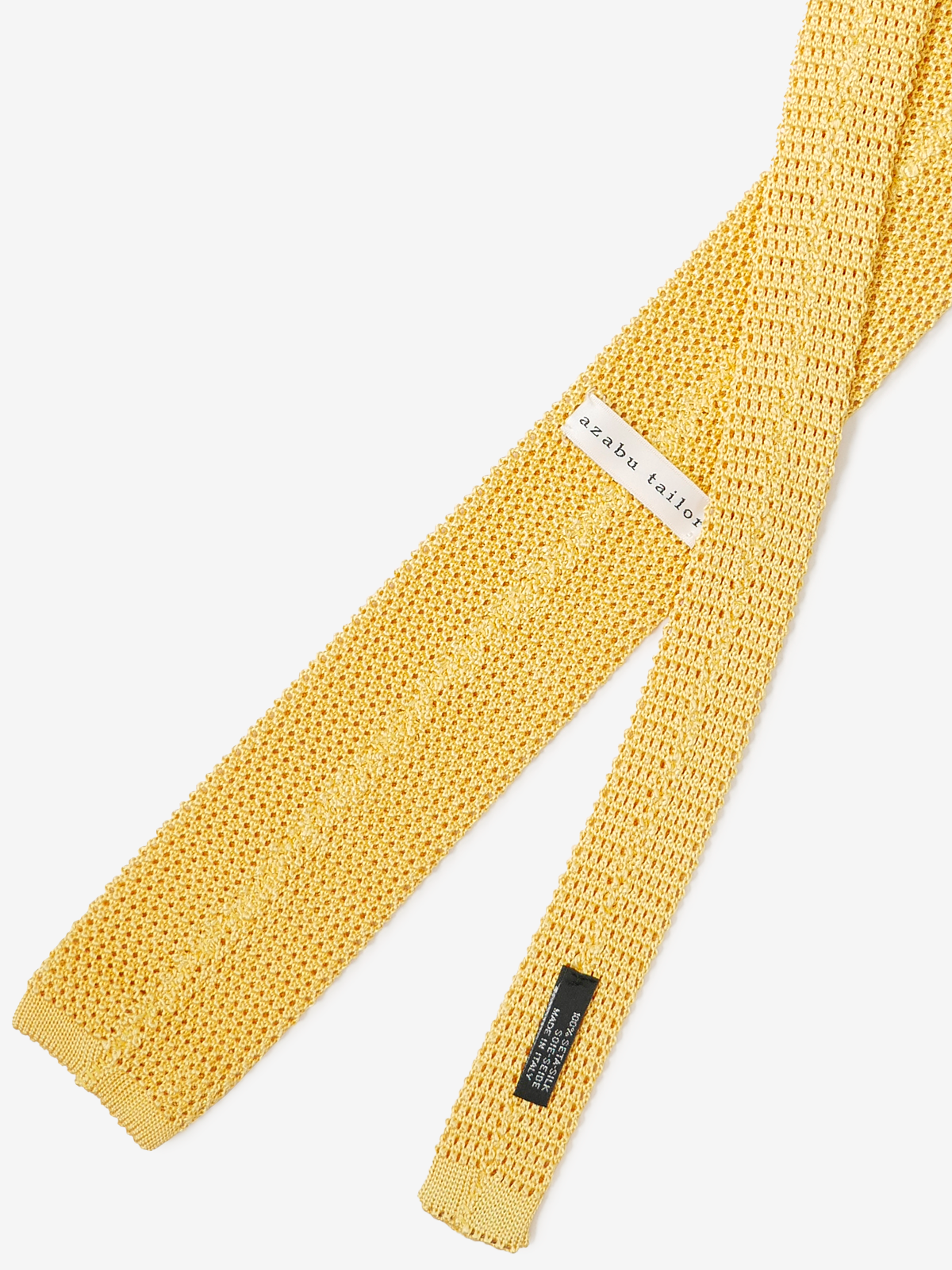 Knitted Tie|イエロー