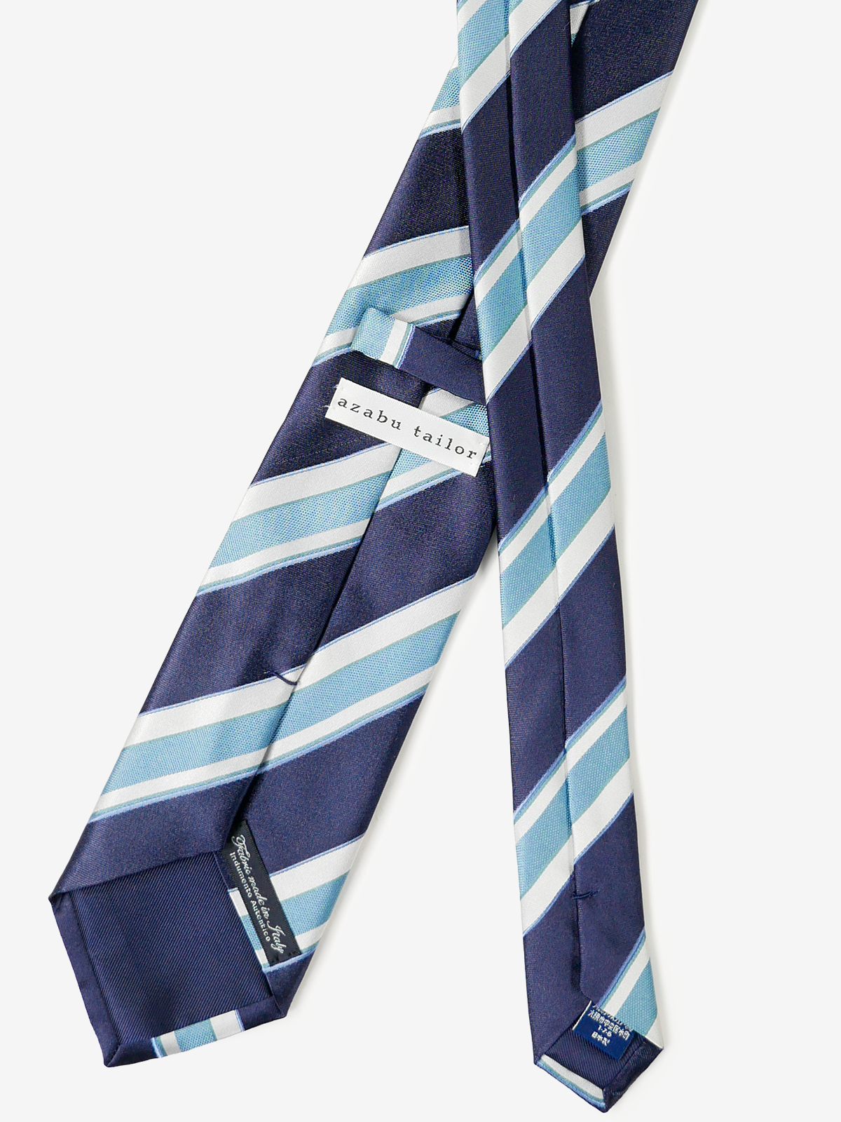 Classico Seta|Stripe Tie|ブルー
