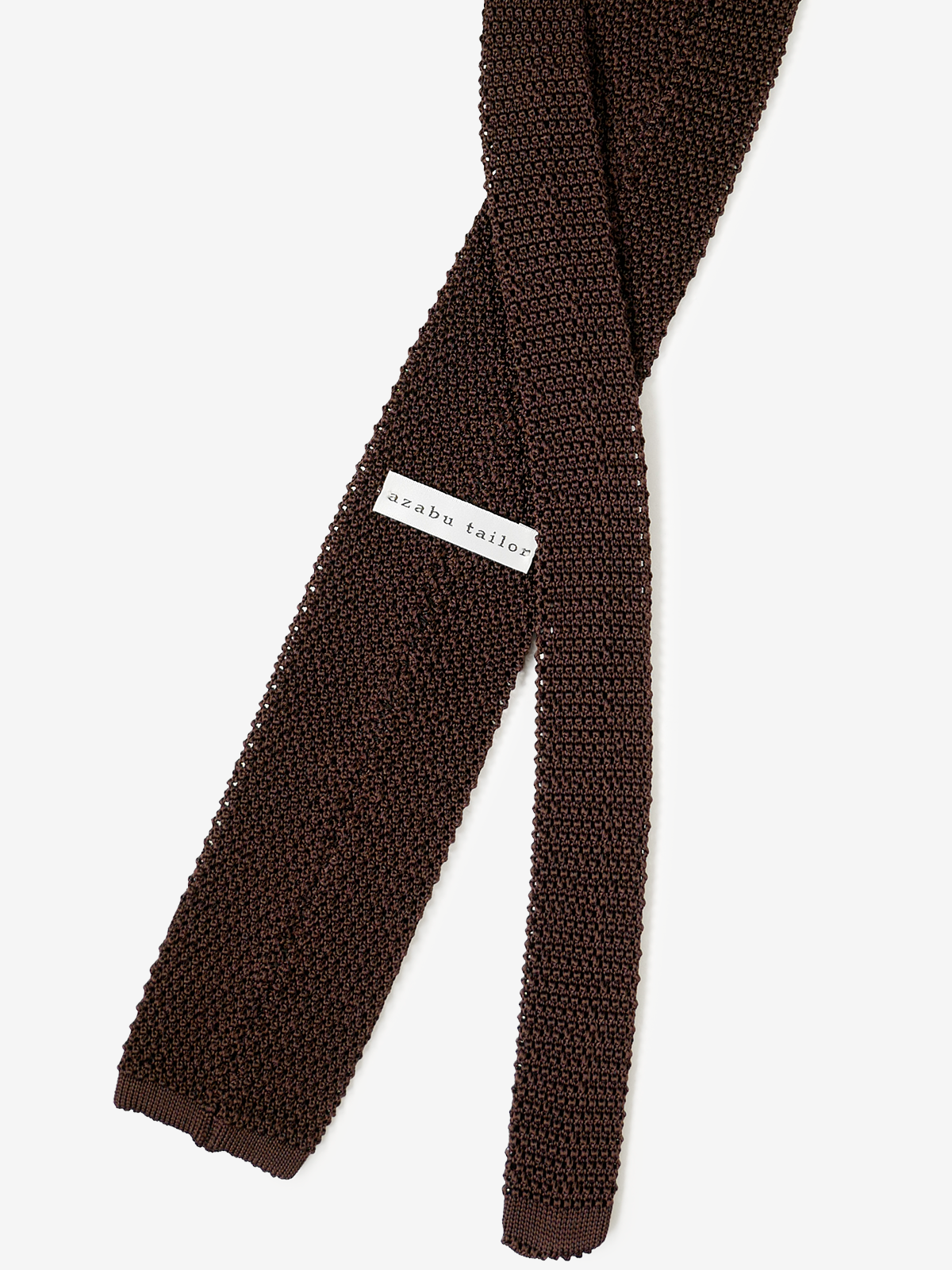 Classico Seta|Knitted Tie|ブラウン