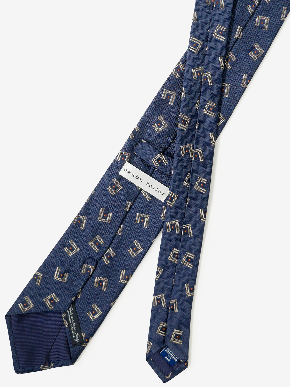 Classico Seta|Neat Tie|ネイビー