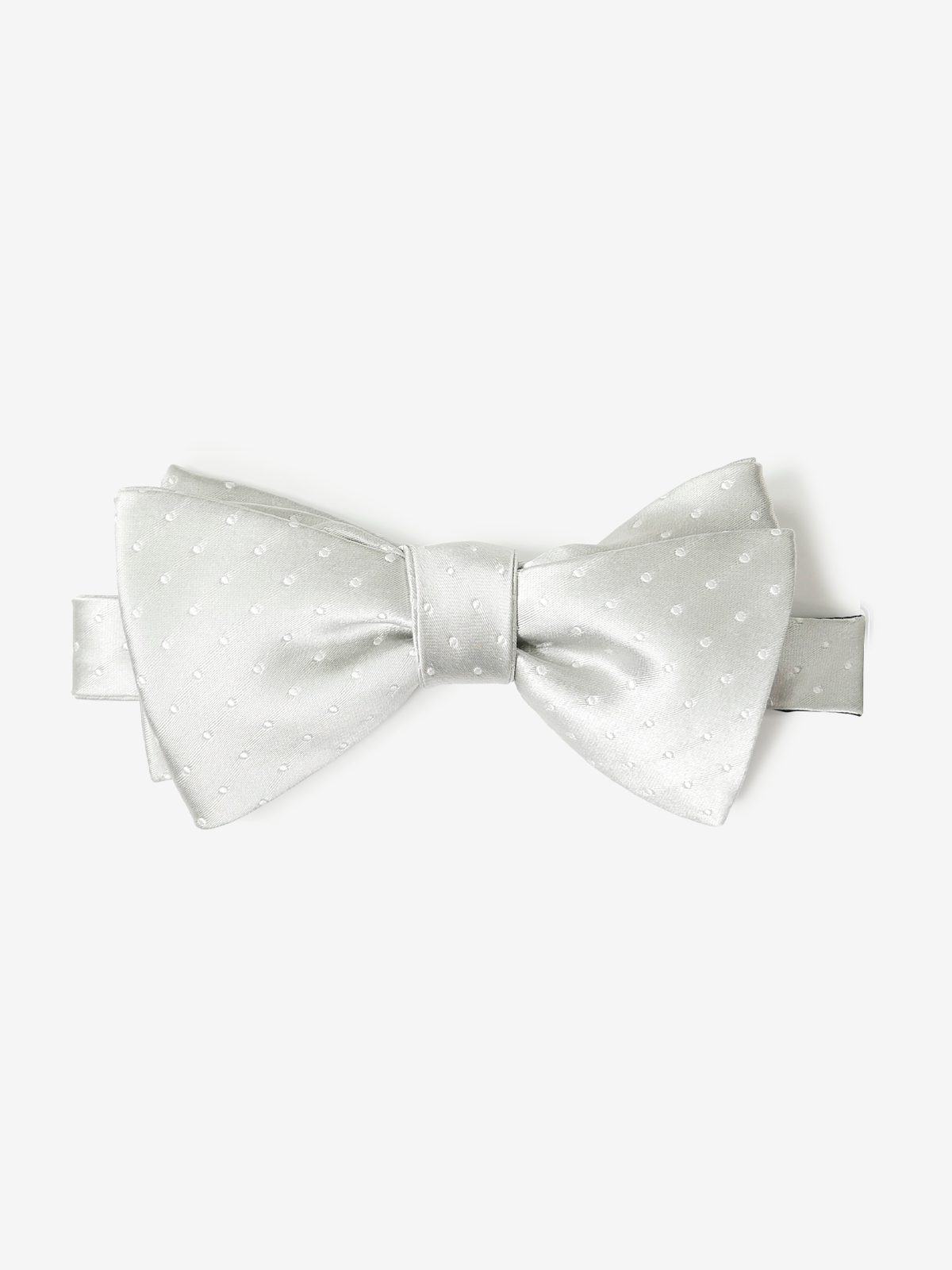Polka Dot Bow Tie|シルバー