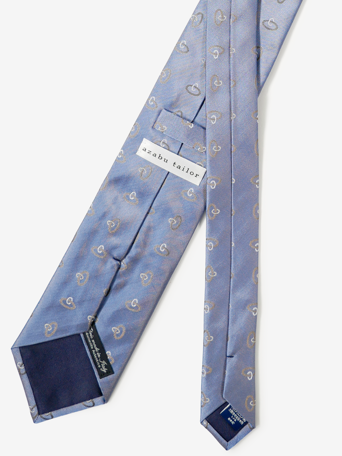 Classico Seta|Neat Tie|サックスブルー