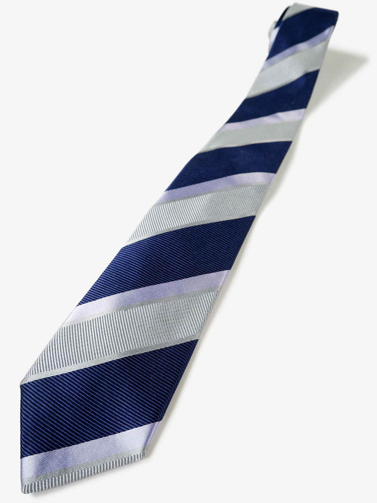 Striped Necktie|グレー