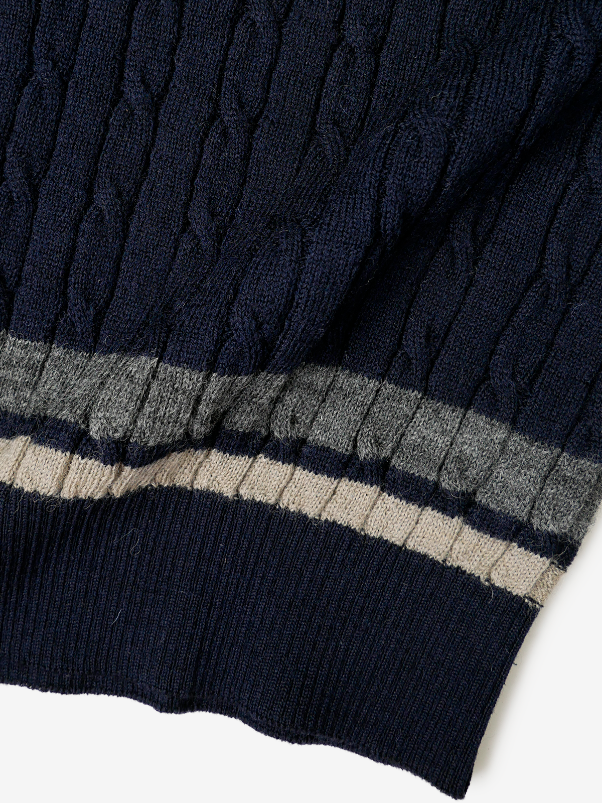 Wool Sweater Vest|ネイビー