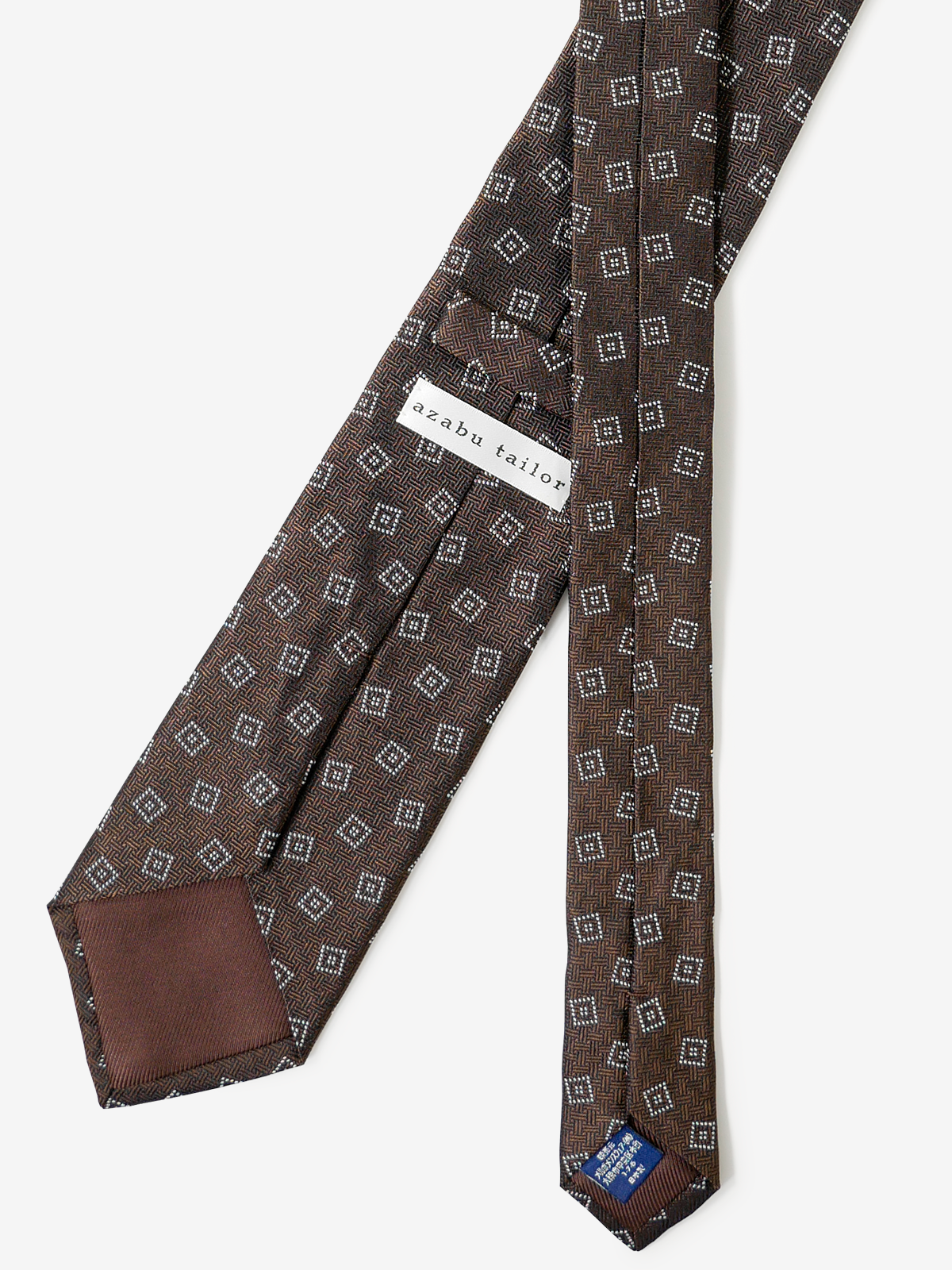 Square Neat Tie|ブラウン