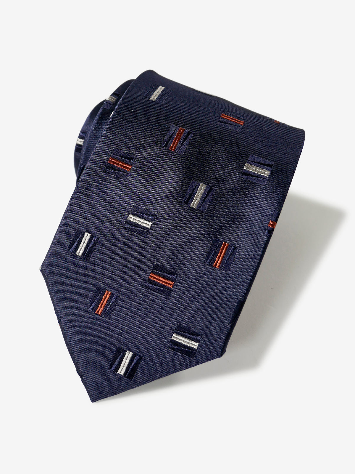 Classico Seta|Square Neat Tie|ネイビー