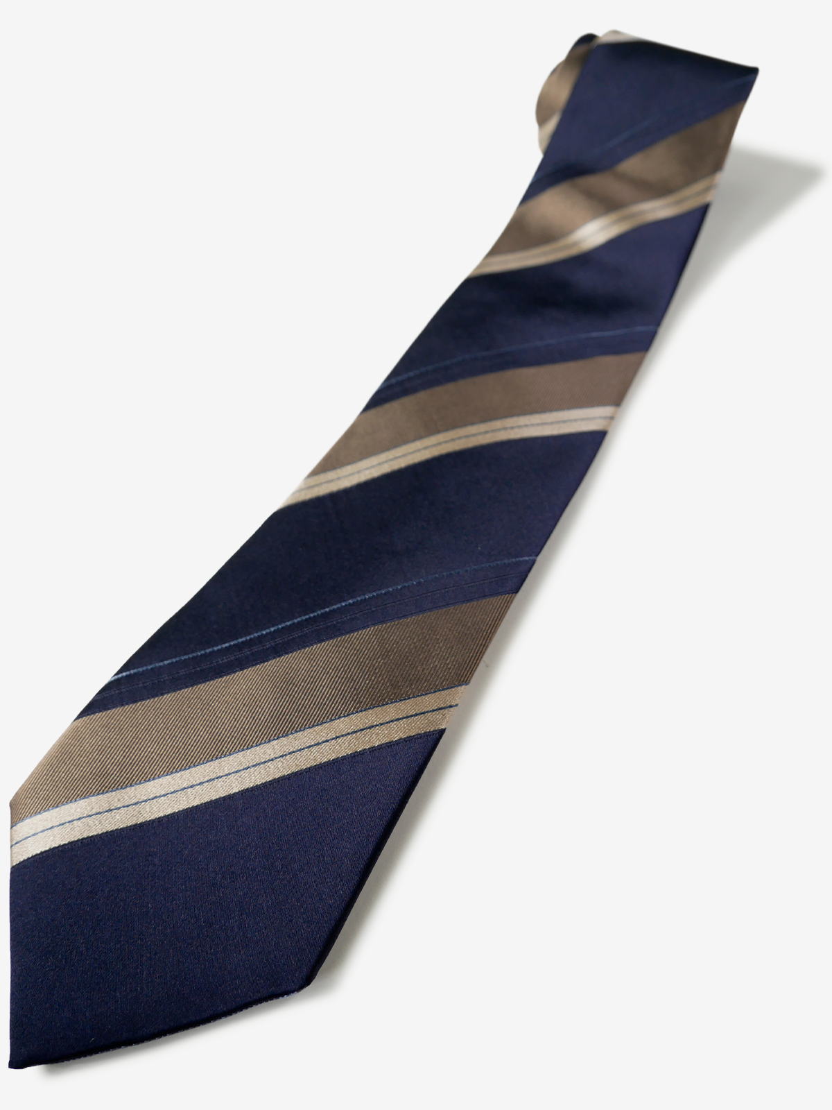 Classico Seta|Stripe Tie|ネイビー