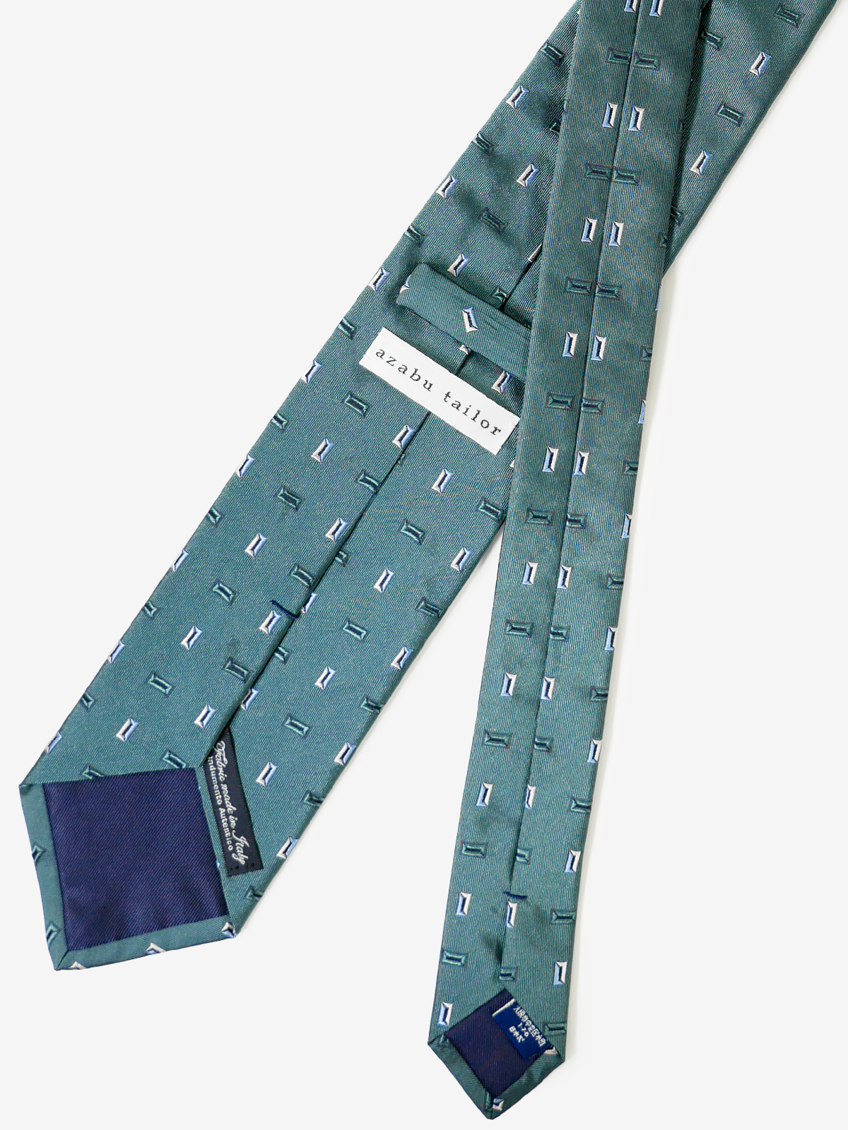 Classico Seta| Neat Tie|グリーン